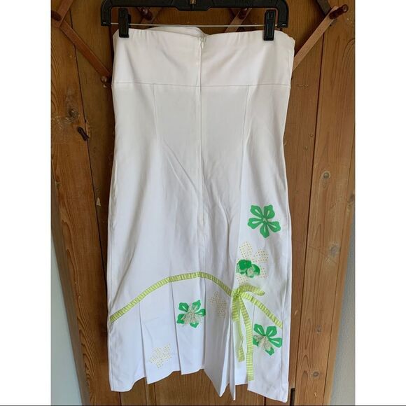Ruth Anthropologie white sleeveless midi dress - Picture 3 of 7